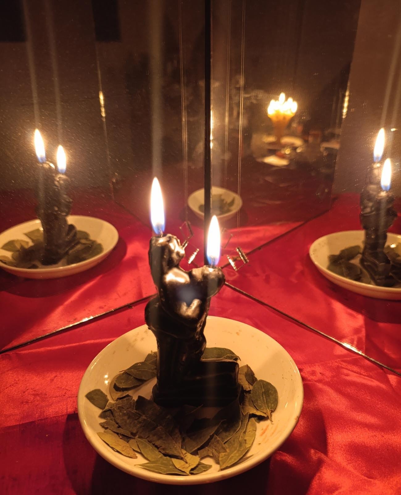 Vela ritual de prosperidad